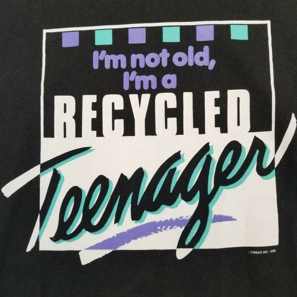 Vintage 1990 Funny‎ Saying Graphic Crewneck Shirt - Picture 1 of 8
